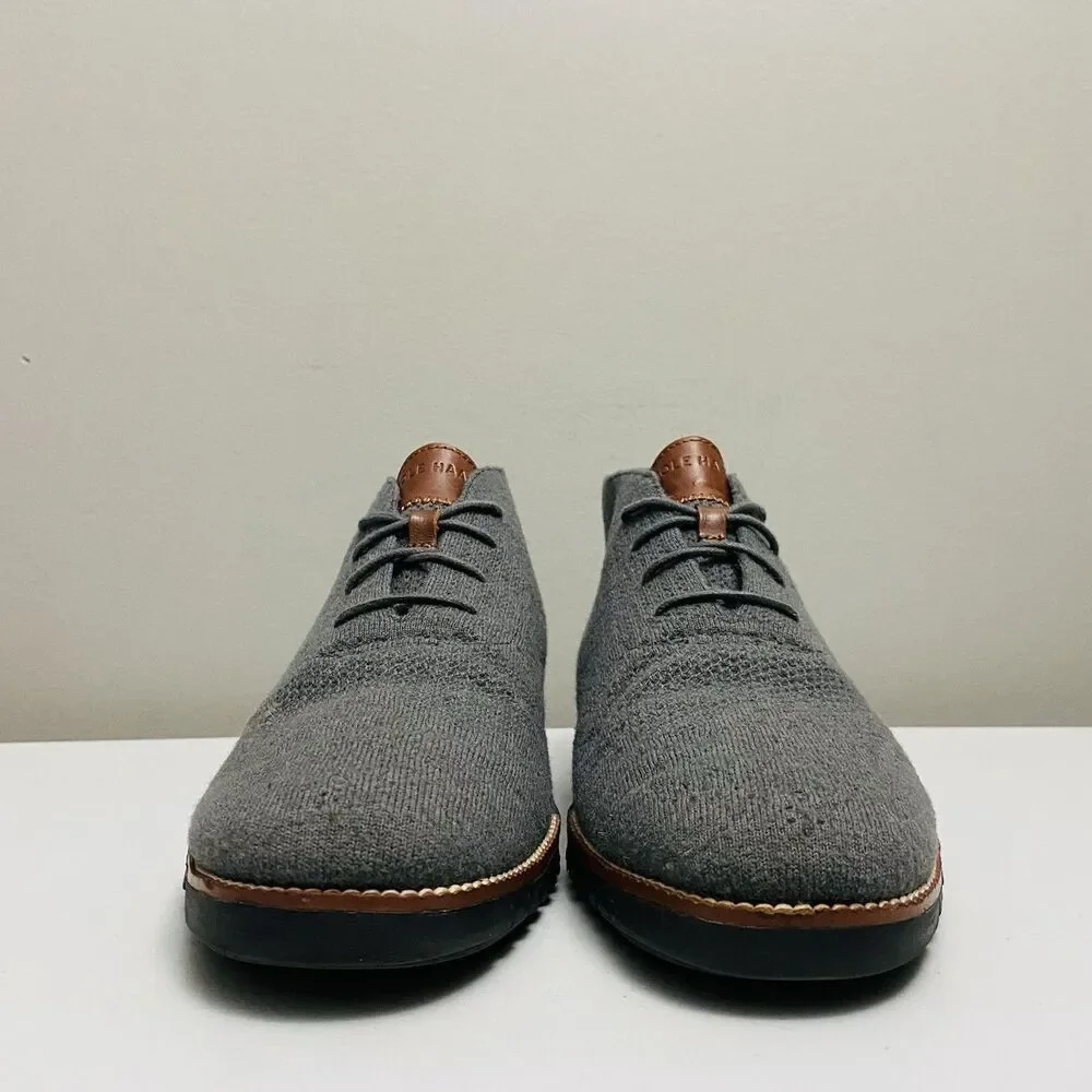 Cole Haan ZEROGRAND Stitchlite Wingtip Oxford Men's Casual Shoes C29426 Gray 13M - Picture 3 of 10